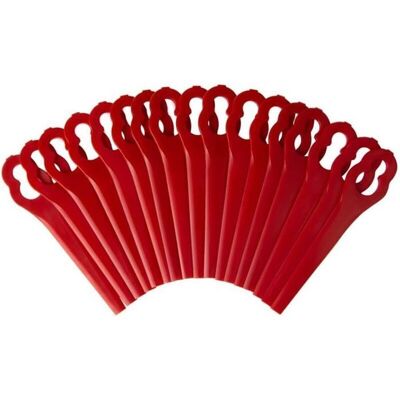 Lames de rechange pour coupe-bordures - Einhell - Lot de 100 pièces - Compatibles avec Einhell GE-CT 18 Li Rouge - Publicité Lames de rechange pour coupe-bordures - Einhell - Lot de 100 pièces - Compatibles avec Einhell GE-CT 18 Li Rouge - Publicité