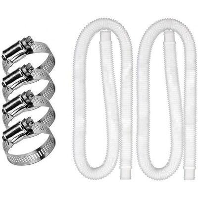Tuyau De Piscine Tuyau De Remplacement 32mm Avec Pinces Métalliques Pour 300-330-530-1000 Pompe GallonFiltresPompes Et Access 242 - Publicité Tuyau De Piscine Tuyau De Remplacement 32mm Avec Pinces Métalliques Pour 300-330-530-1000 Pompe GallonFiltresPompes Et Access 242 - Publicité