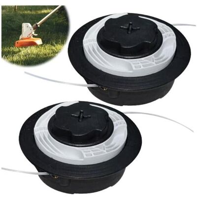 2PCS C6-2 Tête De Débroussailleuse pour Stihl FS38 FS40 FS50 FSE81 Tête Faucheuse Autocut C6-2 Tete Fil Coupe-bordure Accessoires Noir - Publicité 2PCS C6-2 Tête De Débroussailleuse pour Stihl FS38 FS40 FS50 FSE81 Tête Faucheuse Autocut C6-2 Tete Fil Coupe-bordure Accessoires Noir - Publicité