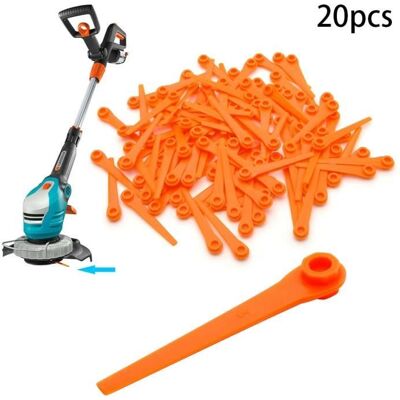 Tondeuse20 Pièces Coupe Gazon Lames En Plastique Accessoires de Rechange Pour Gardena 9823 9825 9820 9821 Outils de jardin - Publicité Tondeuse20 Pièces Coupe Gazon Lames En Plastique Accessoires de Rechange Pour Gardena 9823 9825 9820 9821 Outils de jardin - Publicité