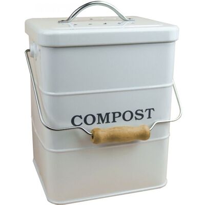 Composteur bac poubelle à compost de cuisine rectangle - 3 L - Beige - Linxor - Publicité Composteur bac poubelle à compost de cuisine rectangle - 3 L - Beige - Linxor - Publicité