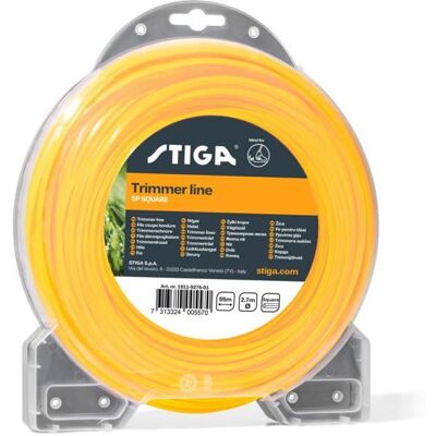STIGA STIGA FIL DÉBROUSSAILLEUSE À SECTION CARRÉE 55 M Ø 2 7 MM – COUPE PRÉCISE POUR COUPE-BORDURES ET DÉBROUSSAILLEUSES Jaune - Publicité STIGA STIGA FIL DÉBROUSSAILLEUSE À SECTION CARRÉE 55 M Ø 2 7 MM – COUPE PRÉCISE POUR COUPE-BORDURES ET DÉBROUSSAILLEUSES Jaune - Publicité