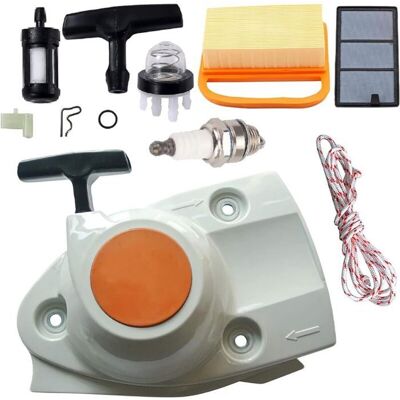 NOSHEIR Hippotech Ensemble démarreur à retour avec kit réglage du filtre à air pour scies à découpe béton Stihl TS410 TS420 TS480i TS500i - Publicité NOSHEIR Hippotech Ensemble démarreur à retour avec kit réglage du filtre à air pour scies à découpe béton Stihl TS410 TS420 TS480i TS500i - Publicité