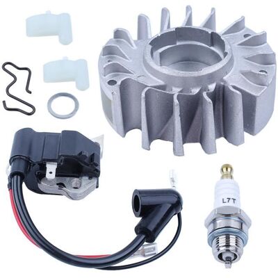 Volant Réparation de cliquet kit pour tronçonneuse Stihl 017 018 MS170 MS180 MS170 180 Bobine dallumage avec / 2 fils - Publicité Volant Réparation de cliquet kit pour tronçonneuse Stihl 017 018 MS170 MS180 MS170 180 Bobine dallumage avec / 2 fils - Publicité