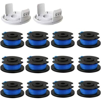 SIKSOG Bobine de fil de rechange pour débroussailleuse Ryobi One+ AC14RL3A 18 V 24 V 40 V Bobine de Rechange pour Coupe-bordure de Blanc - Publicité SIKSOG Bobine de fil de rechange pour débroussailleuse Ryobi One+ AC14RL3A 18 V 24 V 40 V Bobine de Rechange pour Coupe-bordure de Blanc - Publicité