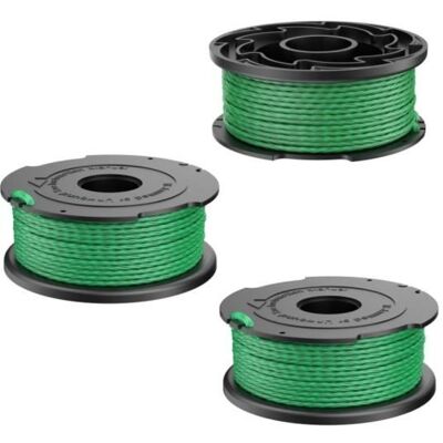 Black+Decker Lot de 3 bobines de fil interchangeables dorigine Black + Decker A6486 pour coupe-bordures GL9035 GL8033 STC5433PC - Publicité Black+Decker Lot de 3 bobines de fil interchangeables dorigine Black + Decker A6486 pour coupe-bordures GL9035 GL8033 STC5433PC - Publicité