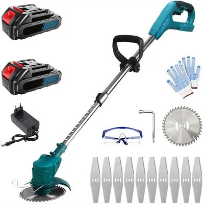Coupe-bordure sans fil - ANTCOOL® - 30mm - 2 batteries 30 A - Poignée ergonomique - Largeur de coupe 30 cm Bleu - Publicité Coupe-bordure sans fil - ANTCOOL® - 30mm - 2 batteries 30 A - Poignée ergonomique - Largeur de coupe 30 cm Bleu - Publicité