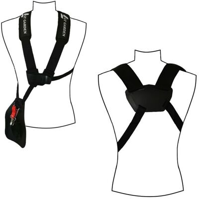Harnais GT GARDEN pour débroussailleuse - Bretelles réglables, Système de fixation rapide, Modèles TT-BC520-2, TT-M2600-3 - Publicité Harnais GT GARDEN pour débroussailleuse - Bretelles réglables, Système de fixation rapide, Modèles TT-BC520-2, TT-M2600-3 - Publicité
