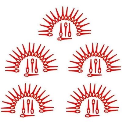 Lames de rechange - Florabest - Lot de 100 - 83mm - Nylon - Compatible FRTA 20 A1 18B2 18B3 - Publicité Lames de rechange - Florabest - Lot de 100 - 83mm - Nylon - Compatible FRTA 20 A1 18B2 18B3 - Publicité
