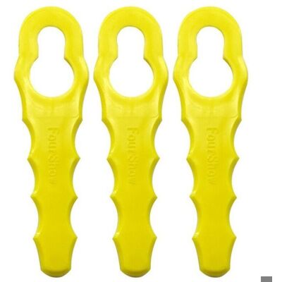 CARTLY MARKET Lot de 100 lames de rechange pour coupe-bordure Ryobi – Têtes double lames dentelées RAC155 RAC157 RAC158 – Pour herbes - Publicité CARTLY MARKET Lot de 100 lames de rechange pour coupe-bordure Ryobi – Têtes double lames dentelées RAC155 RAC157 RAC158 – Pour herbes - Publicité