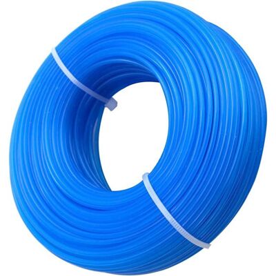 ZEMINPEOEL Bobine de Fil Rond en Nylon pour Coupe-Bordure débroussailleuse Diamètre 16 mm Longueur 100 m Bleu - Publicité ZEMINPEOEL Bobine de Fil Rond en Nylon pour Coupe-Bordure débroussailleuse Diamètre 16 mm Longueur 100 m Bleu - Publicité