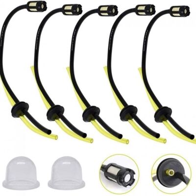 Kit Tuyaux dEssence - AUTREMENT - 7 Pièces - Résistant à lHuile - Compatible Outils de Jardin - Flexible - Publicité Kit Tuyaux dEssence - AUTREMENT - 7 Pièces - Résistant à lHuile - Compatible Outils de Jardin - Flexible - Publicité