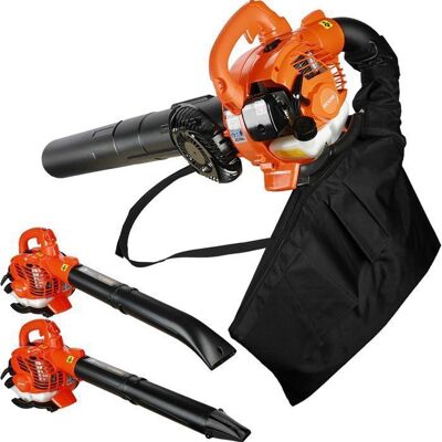 FLASIDU Aspirateur souffleur broyeur 26CC 2 temps 0.7KW/2HP 424CFM Alimenté au gaz 85*30*30cm Portatif démarrage facile Orange - Publicité FLASIDU Aspirateur souffleur broyeur 26CC 2 temps 0.7KW/2HP 424CFM Alimenté au gaz 85*30*30cm Portatif démarrage facile Orange - Publicité