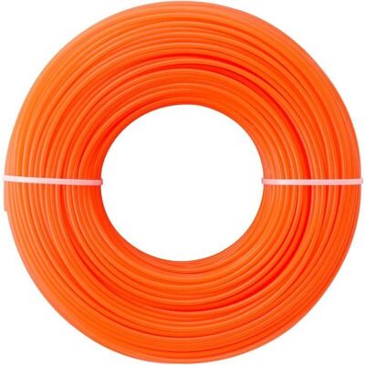 INNNB 100m Fil Coupe Bordures 24 mm Diamètre Fil pour Débroussailleuse Nylon Orange - Publicité INNNB 100m Fil Coupe Bordures 24 mm Diamètre Fil pour Débroussailleuse Nylon Orange - Publicité