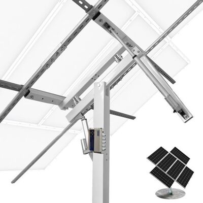 ECO-WORTHY Support de panneau solaire à deux axes - Monture de suivi automatique - Augmente la production de 40% - Rotation 270° - Publicité ECO-WORTHY Support de panneau solaire à deux axes - Monture de suivi automatique - Augmente la production de 40% - Rotation 270° - Publicité