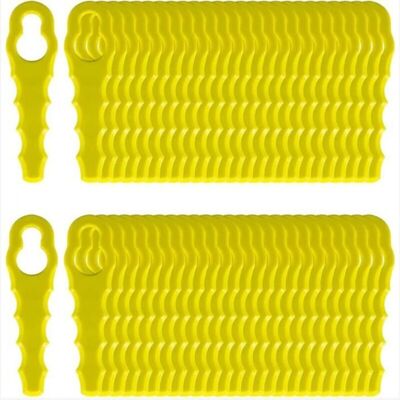Lames de rechange pour coupe-bordure - Ryobi - Lot de 100 lames - Compatibles Ryobi RAC155 RAC157 RAC158 - Dentelées - Publicité Lames de rechange pour coupe-bordure - Ryobi - Lot de 100 lames - Compatibles Ryobi RAC155 RAC157 RAC158 - Dentelées - Publicité