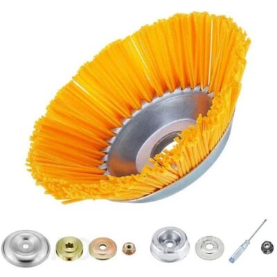 WORLDWIDE G80 Tête de débroussailleuse Indestructible en Nylon Tête de Coupe en Nylon de 8 Pouces pour tondeuses à Gazon Coupe Bordures - Publicité WORLDWIDE G80 Tête de débroussailleuse Indestructible en Nylon Tête de Coupe en Nylon de 8 Pouces pour tondeuses à Gazon Coupe Bordures - Publicité