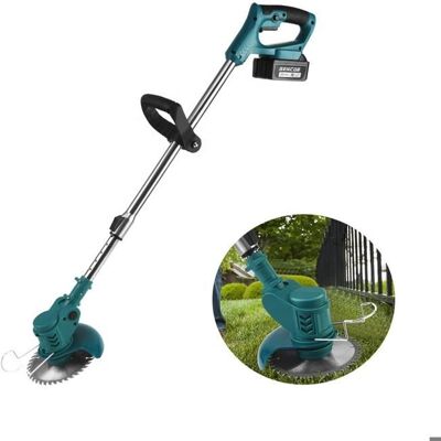PIMPIMSKY Coupe bordure sans fil avec batteriepoignée de guidage télescopique à linfini 5 lames en plastique incluses Livré Vert - Publicité PIMPIMSKY Coupe bordure sans fil avec batteriepoignée de guidage télescopique à linfini 5 lames en plastique incluses Livré Vert - Publicité