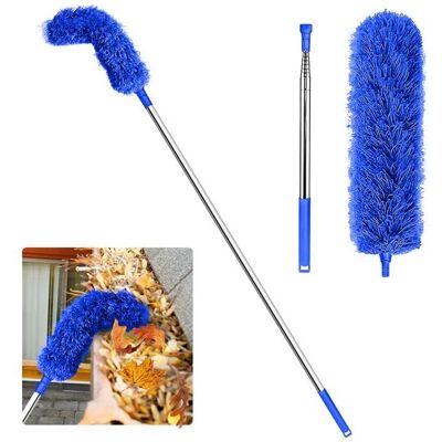 Outil de nettoyage de gouttières - MIOLOE - Brosse télescopique 250CM - Pliable - Angle réglable - Aluminium - Publicité Outil de nettoyage de gouttières - MIOLOE - Brosse télescopique 250CM - Pliable - Angle réglable - Aluminium - Publicité