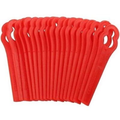 LEOKJADA SRL 100Pcs Lames de Rechange Coupe Bordure LIDLGros Trou 10mmPetit Trou 5mm - Publicité LEOKJADA SRL 100Pcs Lames de Rechange Coupe Bordure LIDLGros Trou 10mmPetit Trou 5mm - Publicité