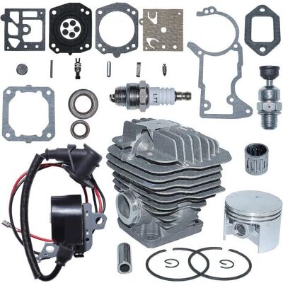 Kit de joint de bobine dallumage de piston de cylindre de 52 mm pour stihl ms440 044 1128 020 1227 cylindre piston broche Blanc - Publicité Kit de joint de bobine dallumage de piston de cylindre de 52 mm pour stihl ms440 044 1128 020 1227 cylindre piston broche Blanc - Publicité