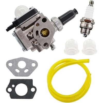 Carburateur - FOLAYA - Kawasaki TH43 TH48 - Remplacement pièces - Accessoires jardinage - Tuyau essence Blanc - Publicité Carburateur - FOLAYA - Kawasaki TH43 TH48 - Remplacement pièces - Accessoires jardinage - Tuyau essence Blanc - Publicité