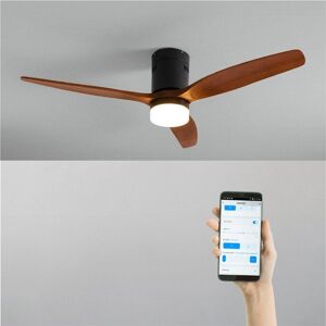 Ventilateur de plafond - Create - WIND CALM NATURAL WOOD - Silencieux - Bois - LED 18W Noir - Publicité Ventilateur de plafond - Create - WIND CALM NATURAL WOOD - Silencieux - Bois - LED 18W Noir - Publicité