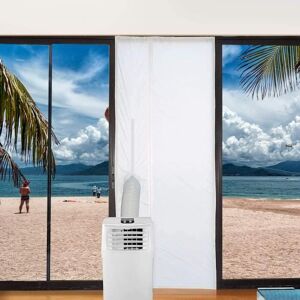 MKISHINE 210*90CM Joint de Fenêtre Climatiseur Joint de Porte pour Climatiseur Mobile Tissus Calfeutrage Climatisation Mobile Blanc - Publicité MKISHINE 210*90CM Joint de Fenêtre Climatiseur Joint de Porte pour Climatiseur Mobile Tissus Calfeutrage Climatisation Mobile Blanc - Publicité