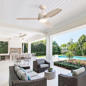 GUYFOSTER Feuille épaissie Ventilateur de plafond 46 pouces avec lumières 3 pales en ABS Moteur DC à 6 vitesses Télécommande pour le salon - Publicité GUYFOSTER Feuille épaissie Ventilateur de plafond 46 pouces avec lumières 3 pales en ABS Moteur DC à 6 vitesses Télécommande pour le salon - Publicité