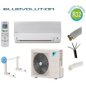 PRET A POSER CLIMATISATION DAIKIN 3500W R32 BLUEVOLUTION REVERSIBLE FTXF35A + KIT DE POSE 3 METRES + SUPPORT MURAL Blanc - Publicité PRET A POSER CLIMATISATION DAIKIN 3500W R32 BLUEVOLUTION REVERSIBLE FTXF35A + KIT DE POSE 3 METRES + SUPPORT MURAL Blanc - Publicité