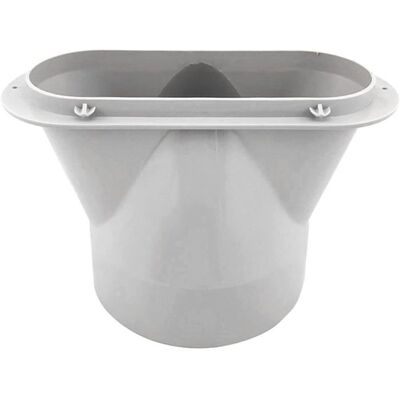 SANS MARQUE Adaptateur tuyau échappement - bouche plate 13cm climatisation - Publicité SANS MARQUE Adaptateur tuyau échappement - bouche plate 13cm climatisation - Publicité