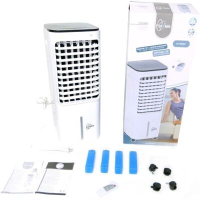 FARELEK 112201 Chauffage d'Appareil Portable - Ventilateur - Blanc - 65W - 12L Capacité - Publicité FARELEK 112201 Chauffage d'Appareil Portable - Ventilateur - Blanc - 65W - 12L Capacité - Publicité