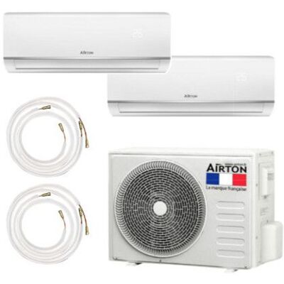 Climatiseur réversible Bi-Split Airton - 2500W - Climatiseur - Publicité Climatiseur réversible Bi-Split Airton - 2500W - Climatiseur - Publicité