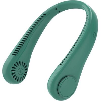 NOBRAND Ventilateur USB portable. tour de cou portable pour la randonnée. 3 vitesses. silencieux. pour lextérieur et le sport (vert) - Publicité NOBRAND Ventilateur USB portable. tour de cou portable pour la randonnée. 3 vitesses. silencieux. pour lextérieur et le sport (vert) - Publicité