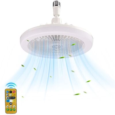 UVERBON Ventilateur de plafond LED - 3 vitesses - 3 couleurs dintensité - télécommande - silencieux - Ventilateur avec lumière aromatique Blanc - Publicité UVERBON Ventilateur de plafond LED - 3 vitesses - 3 couleurs dintensité - télécommande - silencieux - Ventilateur avec lumière aromatique Blanc - Publicité