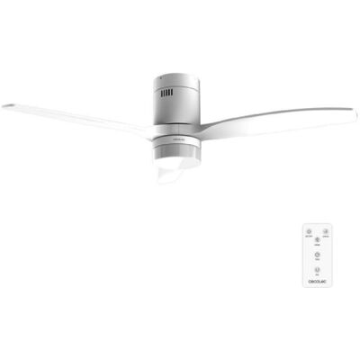 Cecotec Ventilateur de Plafond avec Lumière EnergySilence Aero 4600 Arctic White&White. Moteur DC 38 W Lumière LED 18 W 132 cm - Publicité Cecotec Ventilateur de Plafond avec Lumière EnergySilence Aero 4600 Arctic White&White. Moteur DC 38 W Lumière LED 18 W 132 cm - Publicité