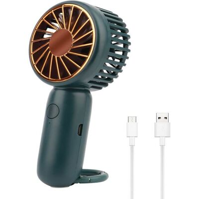NOBRAND Mini Ventilateur avec Cochet USB Ventilateur de Poche Portable 3 Vitesse Réglable Mini Fan Vert Vert - Publicité NOBRAND Mini Ventilateur avec Cochet USB Ventilateur de Poche Portable 3 Vitesse Réglable Mini Fan Vert Vert - Publicité
