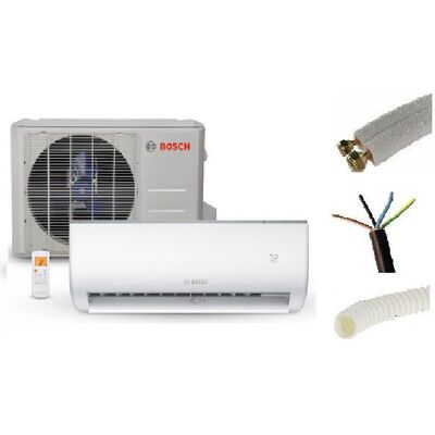 PRET A POSER CLIMATISATION MURALE BOSCH 2600W INVERTER + KIT DE POSE 3 METRES ( 30 m2 max) Blanc - Publicité PRET A POSER CLIMATISATION MURALE BOSCH 2600W INVERTER + KIT DE POSE 3 METRES ( 30 m2 max) Blanc - Publicité