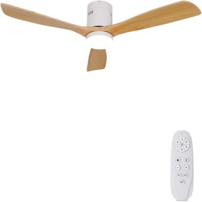 Ventilateur de plafond - GENERIC - AUTODAY - Bois naturel - LED 24W 3 couleurs - Moteur DC silencieux Marron - Publicité Ventilateur de plafond - GENERIC - AUTODAY - Bois naturel - LED 24W 3 couleurs - Moteur DC silencieux Marron - Publicité