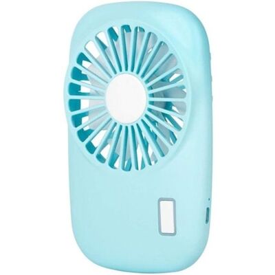 Mini ventilateur portable - NOBRAND - P10 - Rechargeable USB - 2 vitesses - Bleu Bleu - Publicité Mini ventilateur portable - NOBRAND - P10 - Rechargeable USB - 2 vitesses - Bleu Bleu - Publicité