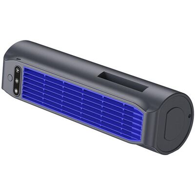 Climatiseur Portable - Ventilateur Sans Pales - 3 en 1 Pose Libre/Couché/Mural - 3 Vitesses - Batterie 3000mAh - Support Téléphone Gris - Publicité Climatiseur Portable - Ventilateur Sans Pales - 3 en 1 Pose Libre/Couché/Mural - 3 Vitesses - Batterie 3000mAh - Support Téléphone Gris - Publicité