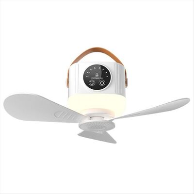 SODIAL Ventilateur de Plafond Rechargeable USB avec Veilleuse - Grand Vent Lames Amovibles 3600 MAh Idéal pour et LExtérieur - Publicité SODIAL Ventilateur de Plafond Rechargeable USB avec Veilleuse - Grand Vent Lames Amovibles 3600 MAh Idéal pour et LExtérieur - Publicité