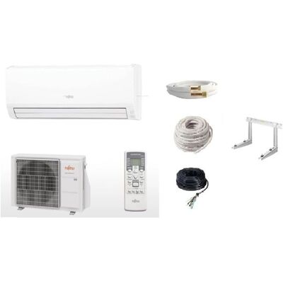 ATLANTIC FUJITSU Pack 7m Climatisation ATLANTIC TAKAO 5200w M1 initiale ( 52m2max ) Blanc - Publicité ATLANTIC FUJITSU Pack 7m Climatisation ATLANTIC TAKAO 5200w M1 initiale ( 52m2max ) Blanc - Publicité