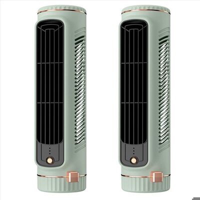 SODIAL 2X Climatiseur Portatif Automatique à Distance Mini-Climatiseur Personnel USB avec Ventilateur ÉLectrique à 3 Vitesses Vert Vert - Publicité SODIAL 2X Climatiseur Portatif Automatique à Distance Mini-Climatiseur Personnel USB avec Ventilateur ÉLectrique à 3 Vitesses Vert Vert - Publicité