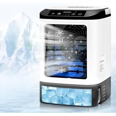 NOBRAND Nouveaux Climatiseurs Portables 2026 Rafraîchisseur DAir Par Évaporation À 4 Vitesses Avec Brumisateur Bac À Glaçons - Publicité NOBRAND Nouveaux Climatiseurs Portables 2026 Rafraîchisseur DAir Par Évaporation À 4 Vitesses Avec Brumisateur Bac À Glaçons - Publicité
