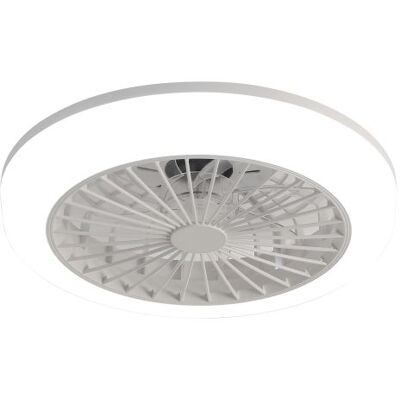 SANS MARQUE Ventilateur Plafond 18 Pouces Sans Pale Avec Lumière Télécommande 3 Couleurs Dimmable Silencieux ABS Blanc Blanc - Publicité SANS MARQUE Ventilateur Plafond 18 Pouces Sans Pale Avec Lumière Télécommande 3 Couleurs Dimmable Silencieux ABS Blanc Blanc - Publicité