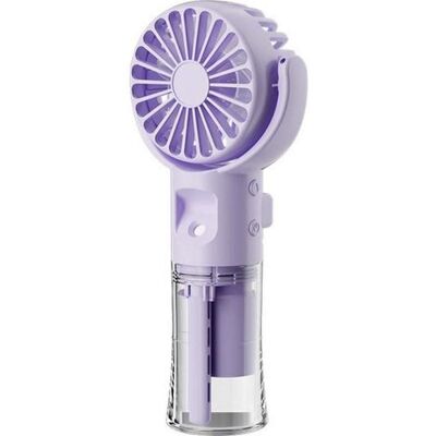 NOBRAND Ventilateur de poche rechargeable USB. 4 vitesses de ventilation. Réservoir deau de 20 ml (violet) inclus. Publicité NOBRAND Ventilateur de poche rechargeable USB. 4 vitesses de ventilation. Réservoir deau de 20 ml (violet) inclus. Publicité
