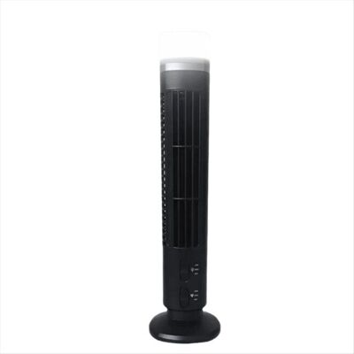 SODIAL Ventilateur Tour LED 2 Vitesses Ventilateur Tour sur Pied Électrique Portable pour Salon Chambre à Coucher Noir Noir - Publicité SODIAL Ventilateur Tour LED 2 Vitesses Ventilateur Tour sur Pied Électrique Portable pour Salon Chambre à Coucher Noir Noir - Publicité