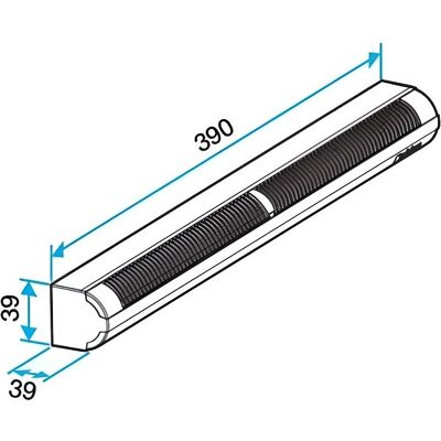 Entrée dair autoréglable acoustique - ALDES - EA30 38dB - Débit constant - Anti-moustique - Bonne diffusion Blanc - Publicité Entrée dair autoréglable acoustique - ALDES - EA30 38dB - Débit constant - Anti-moustique - Bonne diffusion Blanc - Publicité