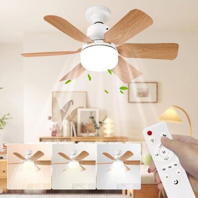 UVERBON Ventilateur de Plafond avec Lumière LED 3 Vitesses Minuterie Intensité Variable Silencieux pour Salon Chambre Cuisine Bureau Blanc - Publicité UVERBON Ventilateur de Plafond avec Lumière LED 3 Vitesses Minuterie Intensité Variable Silencieux pour Salon Chambre Cuisine Bureau Blanc - Publicité